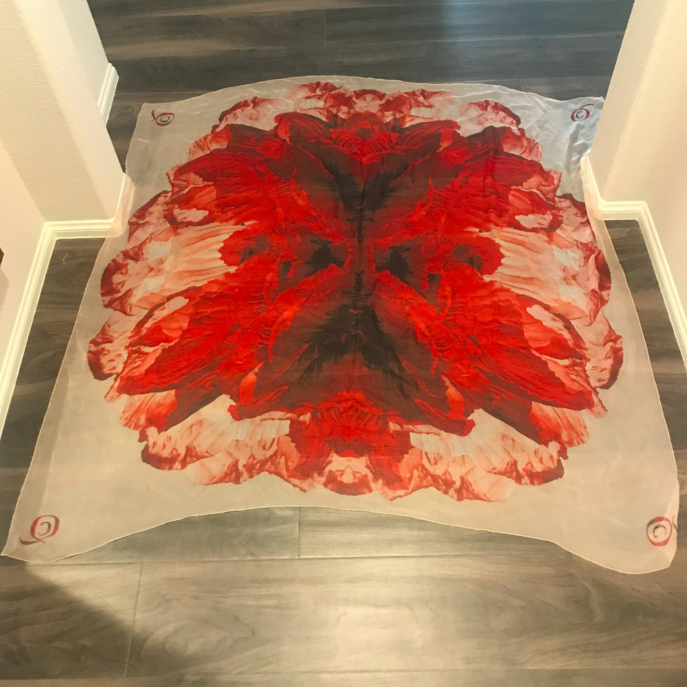 Limited Edition Alexander McQueen Silk Scarf
